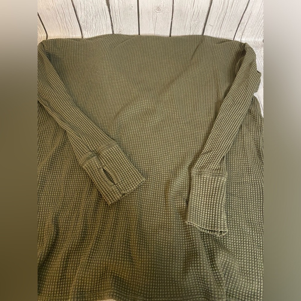 Offline Waffle Button Up Top - image 2